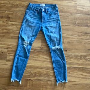 MADEWELL Denim Jeans Size 26P 9” High-Rise Skinny